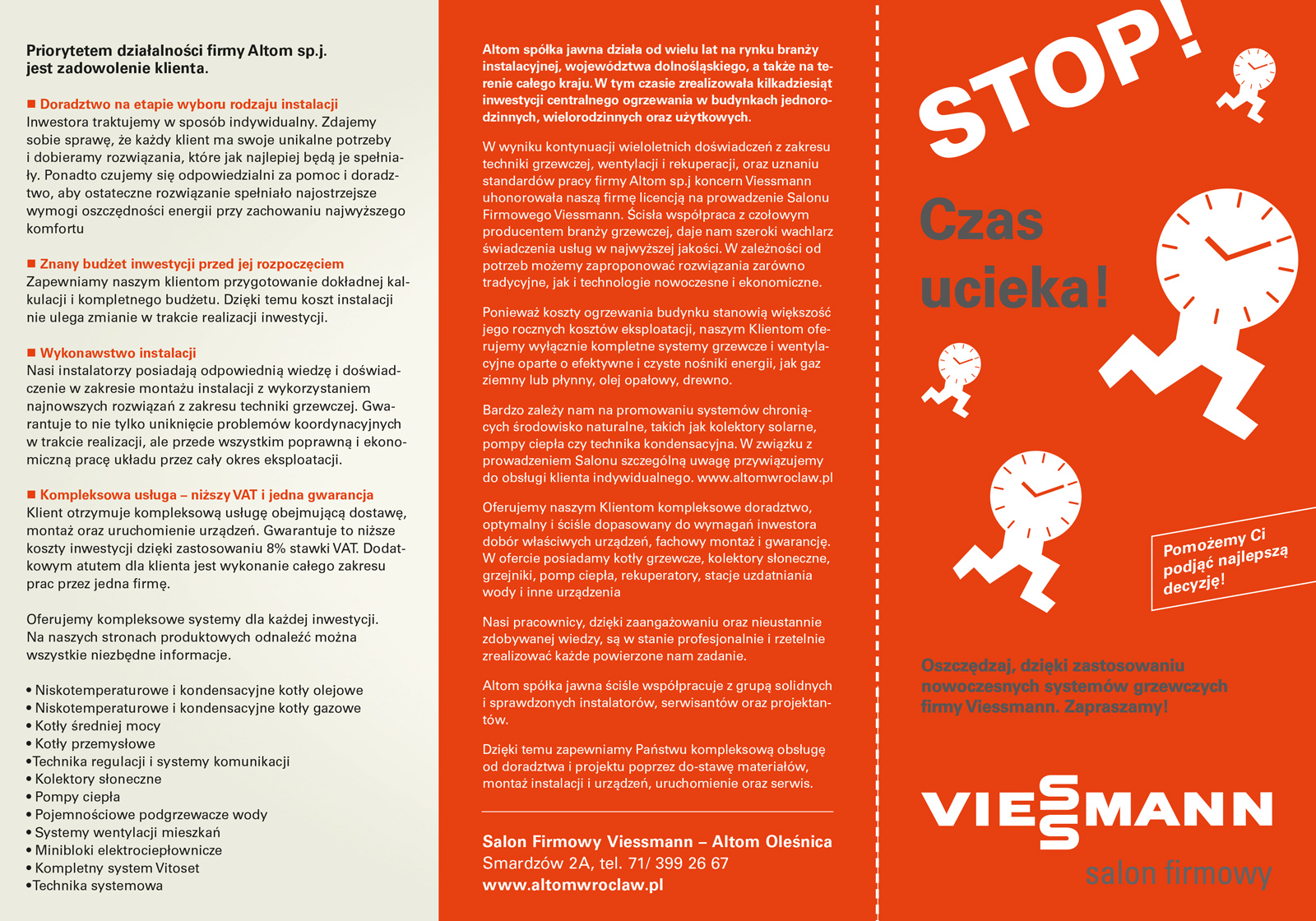 187-Viessmann - S.F.Altom - Ulotka DIN Czas ucieka Vitosol Vitodens Aquahome 201304.jpg